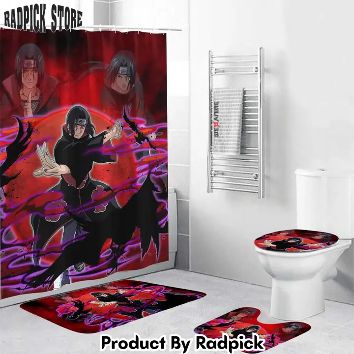 Itachi uchiha combo bathroom set anime decor idea   rp0202399